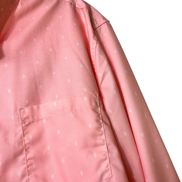 Coofandy Long Sleeve Button Front Shirt in Peach M (2711) - Picture 2 of 4